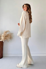 Zipper High-neck Drop-shoulder Tracksuit