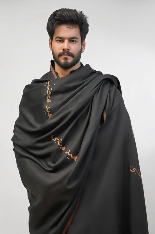 Personalized printed name shawls for Men