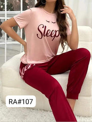 Night Suits – Soft Jersey Fabric (Design 12)