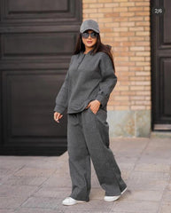 Women’s Oversized Grey Co-Ord Set – Casual & Stylish Two-Piece Outfit