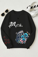 women's classic crew neck sweatshirt