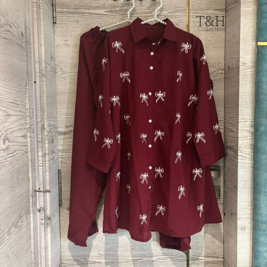 Embroidered Cord Set – Soft Cotton Fabric