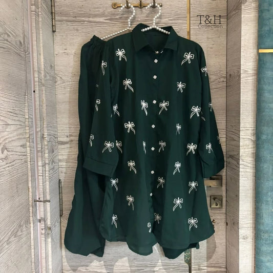 Embroidered Cord Set – Soft Cotton Fabric