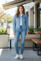 Ladies Pure Denim Jacket – Classic & Timeless Style