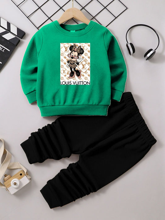 Kids Sweatshirt & Trouser Set 🧒👕👖