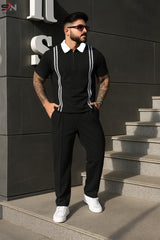 STRIPE ZIP STYLE TRACKSUIT