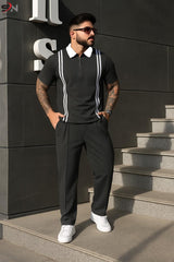 STRIPE ZIP STYLE TRACKSUIT