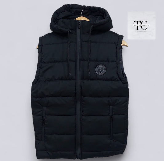 Premium Sleeveless Puffer Jacket – Lightweight Parachute Fabric | Stylish & Warm Winter Wear