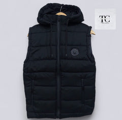 Premium Sleeveless Puffer Jacket – Lightweight Parachute Fabric | Stylish & Warm Winter Wear