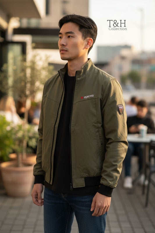 Sweat Leather Jacket (imported China)