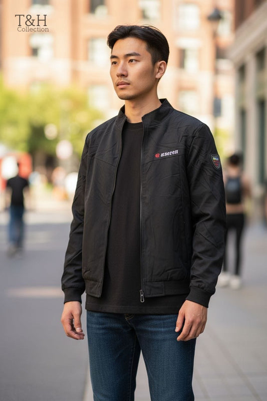 Sweat Leather Jacket (imported China)