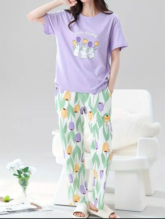 Night Suits – Soft Jersey Fabric (Design 13)