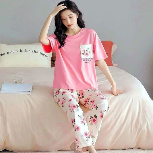 Night Suits – Soft Jersey Fabric (Design 21)