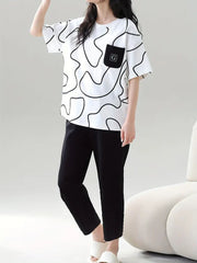Night Suits – Soft Jersey Fabric (Design 28)