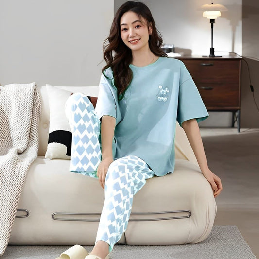 Night Suits – Soft Jersey Fabric (Design 46)