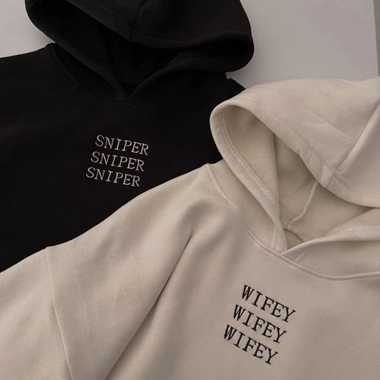 Couple Hoodie with Unique Sleeve Design