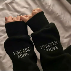 Couple Hoodie with Unique Sleeve Design – Perfect for Matching Lovers