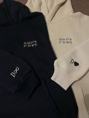 Couple Hoodie with Unique Sleeve Design – Perfect for Matching Lovers