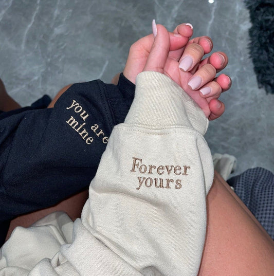 Couple Hoodie with Unique Sleeve Design – Perfect for Matching Lovers