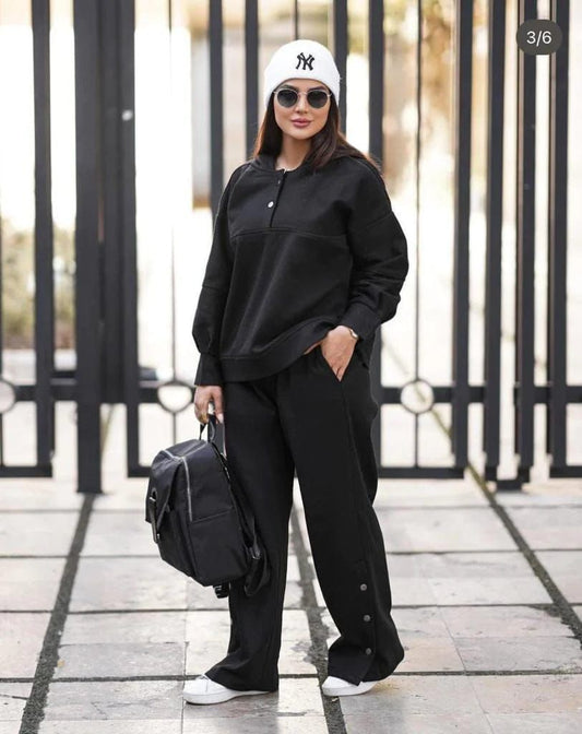 Women’s Oversized Grey Co-Ord Set – Casual & Stylish Two-Piece Outfit