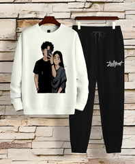Printed Sweatshirt & Trouser Set ❤️