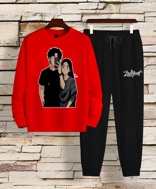 Printed Sweatshirt & Trouser Set ❤️