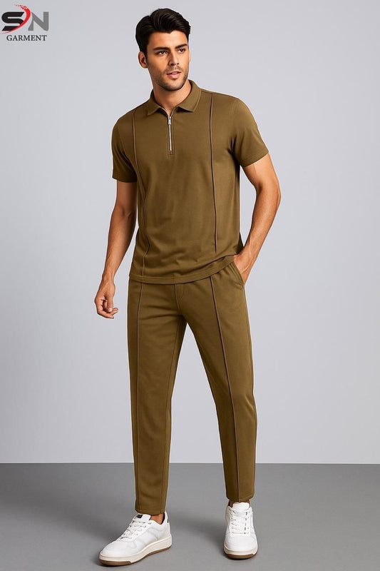 Stripe Zip Style Track Suit
