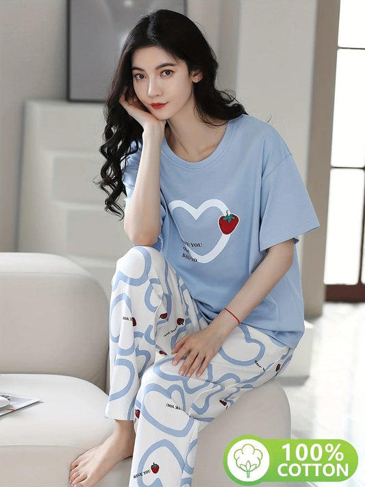 Night Suits – Soft Jersey Fabric (Design 3)