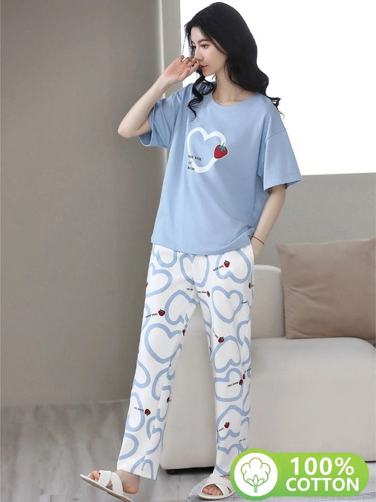 Night Suits – Soft Jersey Fabric (Design 3)