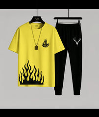 Flame printed tracksuit ( Design 2)