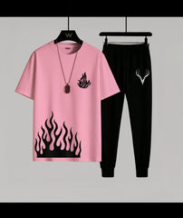 Flame printed tracksuit ( Design 2)