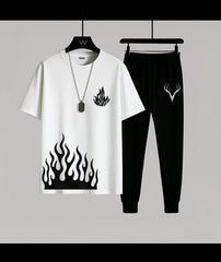 Flame printed tracksuit ( Design 2)