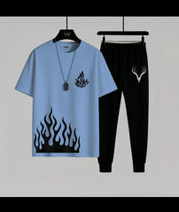 Flame printed tracksuit ( Design 2)