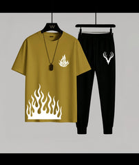 Flame printed tracksuit ( Design 2)