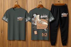 Flame printed tracksuit ( Design 4)