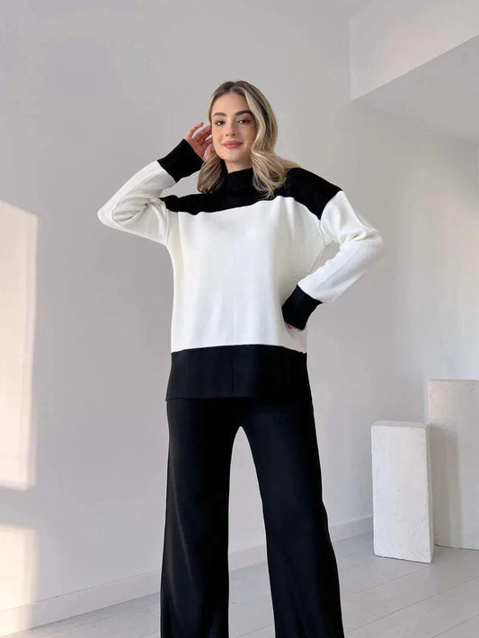 Drop Shoulder Panel Top & Trouser