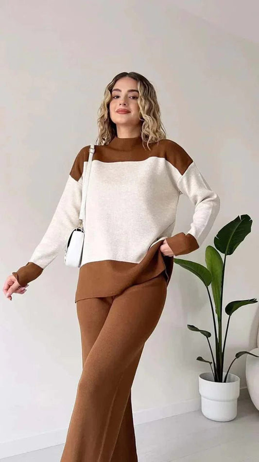 Drop Shoulder Panel Top & Trouser